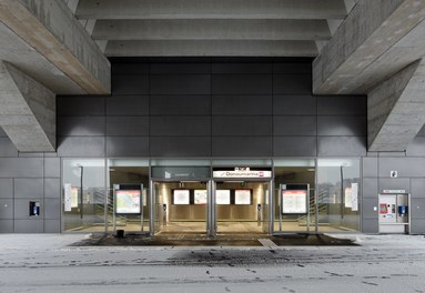 U2 Underground  Station Donaumarina - entrance