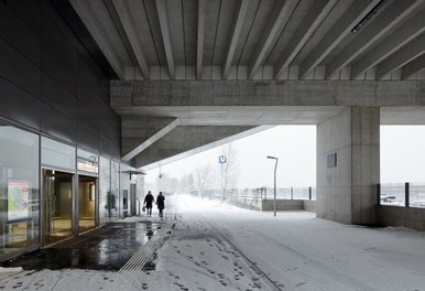 U2 Underground  Station Donaumarina - entrance