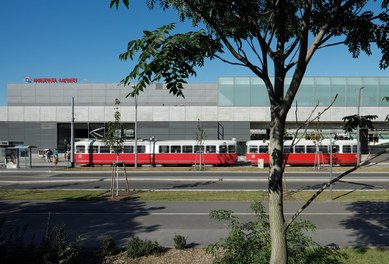 U2 Underground  Station Donauspital - station with tram