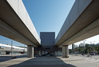 U2 Underground  Station Donauspital - tracks and station