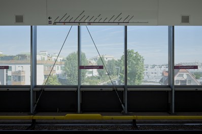 U2 Underground  Station Donauspital - view from platform