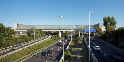 U2 Underground  Station Donaustadtbrücke - general view