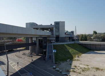 U2 Underground  Station Donaustadtbrücke - view from northeast