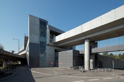 U2 Underground  Station Donaustadtbrücke - view from southeast