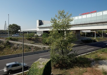 U2 Underground  Station Donaustadtbrücke - view from southeast