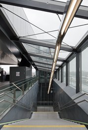 U2 Underground  Station Donaustadtbrücke - staircase