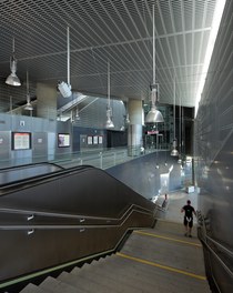 U2 Underground  Station Stadlau - staircase