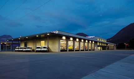 Truckservice Berger - general view at night
