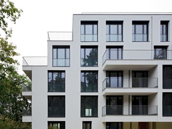 Housing Estate Chimanistrasse - detail of facade