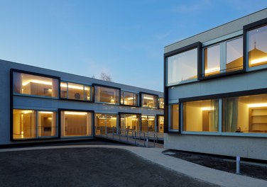 Social Center Klosterreben - facade at night