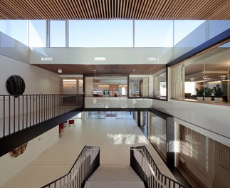 Social Center Klosterreben - lobby with staircase