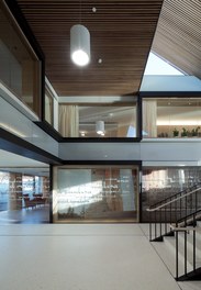 Social Center Klosterreben - lobby with staircase