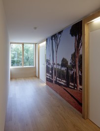 Social Center Klosterreben - corridor with artwork