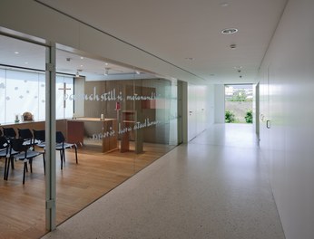 Social Center Klosterreben - view into chapel