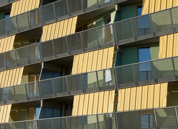 Housing Complex am Mühlgrund - detail of facade