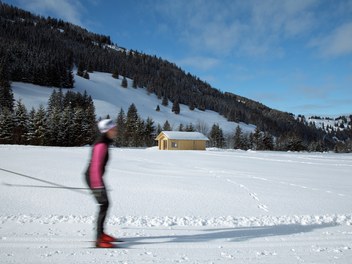 Valüna Lopp - Cabin for Cross-Country Skiers - action