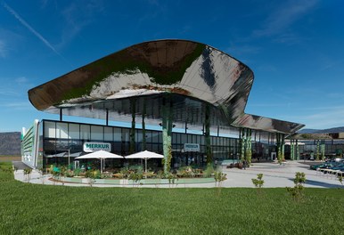 Shopping Center Neukauf Villach - view from southeast