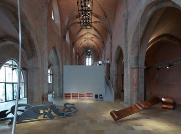 Dominikanerkirche - main space with exhibition Manfred Wakolbinger