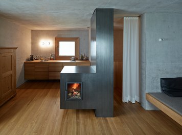 Schutzhaus - living-dining room