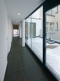 Conversion Heumühlgasse - corridor