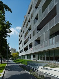 Housing Complex Raxstrasse - detail of facade