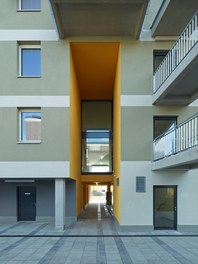 Housing Estate Wagramerstrasse - detail of facade