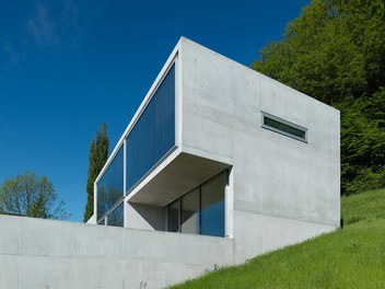 Duplex House Schellenberg - detail of facade