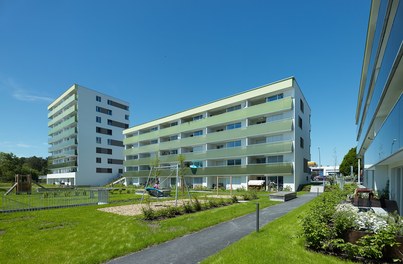 Housing Estate Rheinstrasse West - courtyard