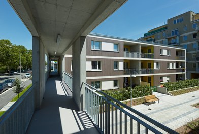 Housing Estate Wagramerstrasse - courtyard