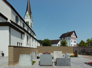 Cemetery Eschen - view from south