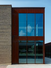 Agricultural College Mezzana - detail of facade