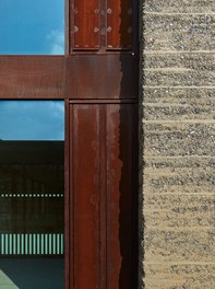 Agricultural College Mezzana - detail of facade
