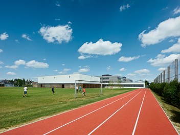 Bundesschulzentrum Ried - view from sports ground