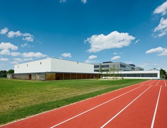 Bundesschulzentrum Ried - view from sports ground