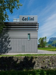 Collini Production Hall - detail of facade