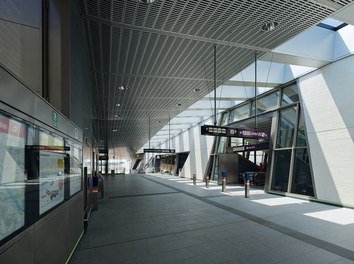 U2 Underground  Station Aspern Nord - ascent to platforms