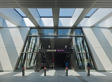 U2 Underground  Station Aspern Nord - ascent to platforms