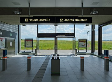 U2 Underground  Station Hausfeldstrasse - entrance