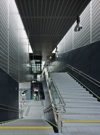 U2 Underground  Station Hausfeldstrasse - staircase