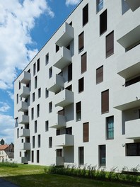 Housing Complex Eurogate - detail of facade
