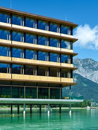 Illwerke Zentrum Montafon - view from lake