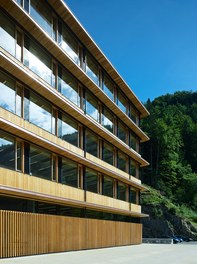 Illwerke Zentrum Montafon - detail of facade
