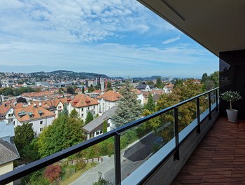 Housing complex Duo Dreilindenhang - view from balcony