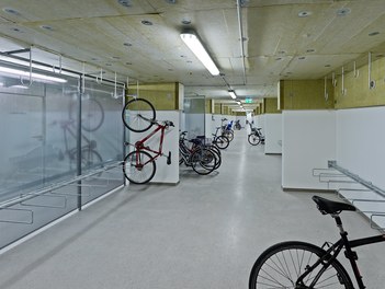 Housing Complex Sonnwendviertel - bycicle garage