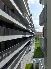 Housing Complex Sonnwendviertel - detail of facade