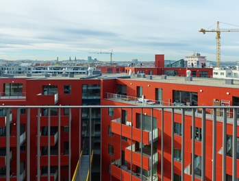 Housing Complex Sonnwendviertel - view from terrace