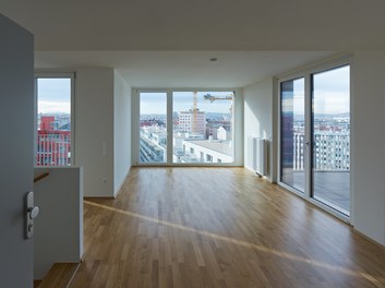 Housing Complex Sonnwendviertel - living room