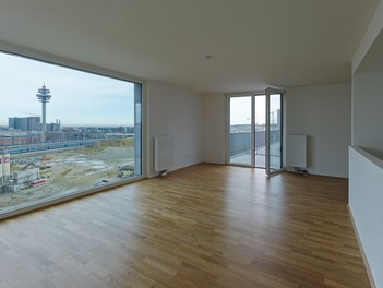 Housing Complex Sonnwendviertel - living room