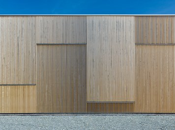 Sports Hall Klaus - detail of facade