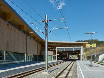 Mariazellerbahn Station Laubenbachmühle - tracks